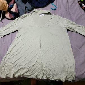 Sage green v-neck